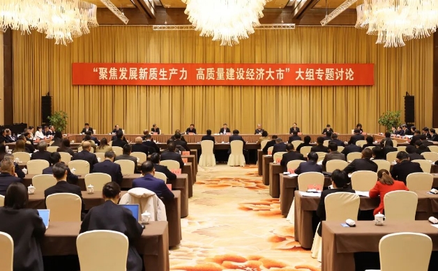 市政協開展“聚焦發展新質生產力，高質量建設經濟大市”大組專題討論