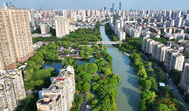 梁溪河成華東平原河道生態修復樣本